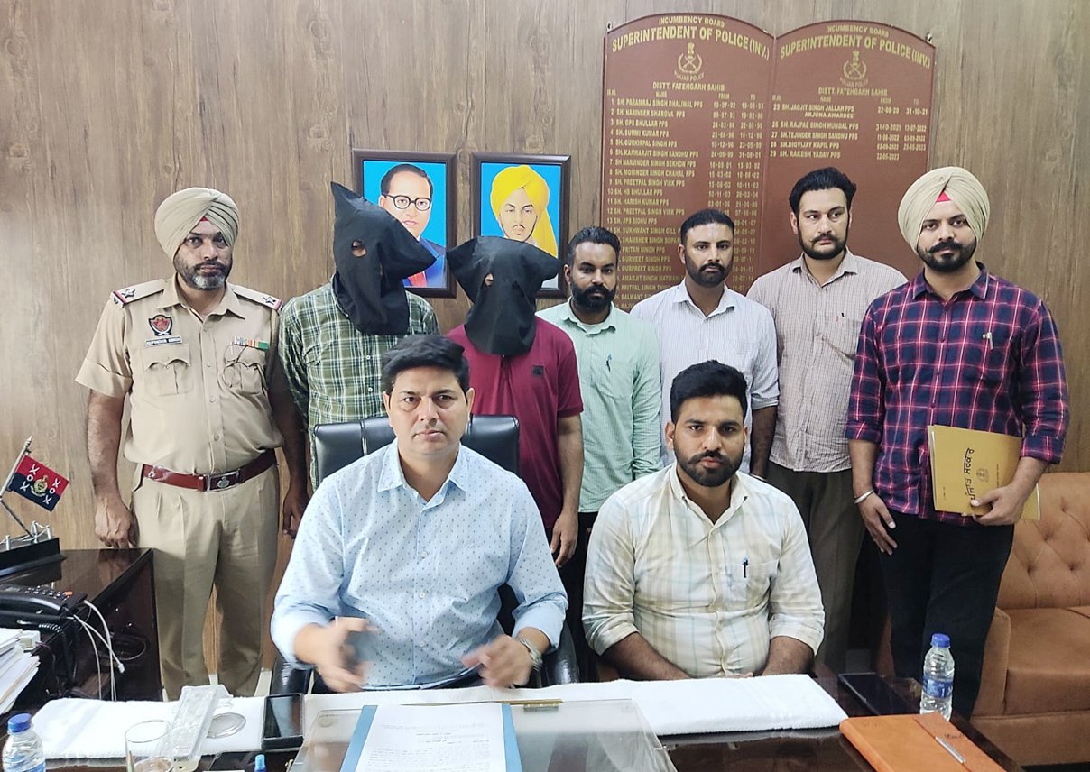 सी.आई.ए. सरहिंद की टीम ने 511 ग्राम हैरोइन सहित 2 आरोपी किए काबू