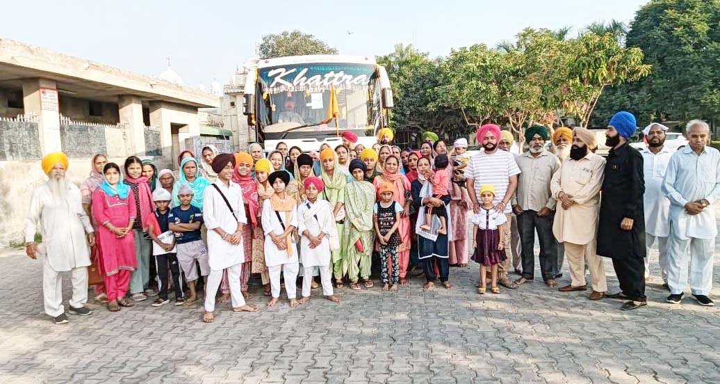 श्री गुरु रविदास भवन प्रबंधक कमेटी ब्राह्मण माजरा सरहिंद ने गुरु धामों के लिए पहली धार्मिक बस यात्रा शुरू की, कमेटी अध्यक्ष लाभ सिंह