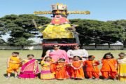 डिवाइन लाइट स्कूल में दशहरा उत्सव मनाया गया