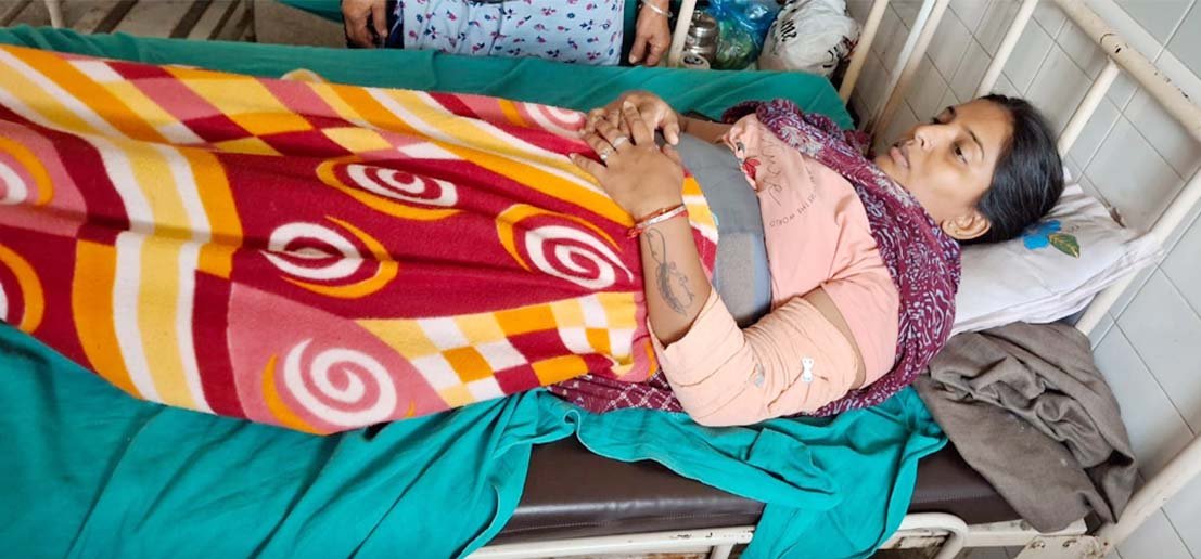 गांव मंडोफल में विवाद में एक महिला घायल