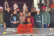 ਮੈਂਗੀ ਪਰਿਵਾਰ ਵਲੋਂ ਸ਼ਹੀਦੀ ਸਭਾ ਦੌਰਾਨ 3 ਰੋਜ਼ਾ ਲੰਗਰ ਲਗਾਇਆ ਗਿਆ।