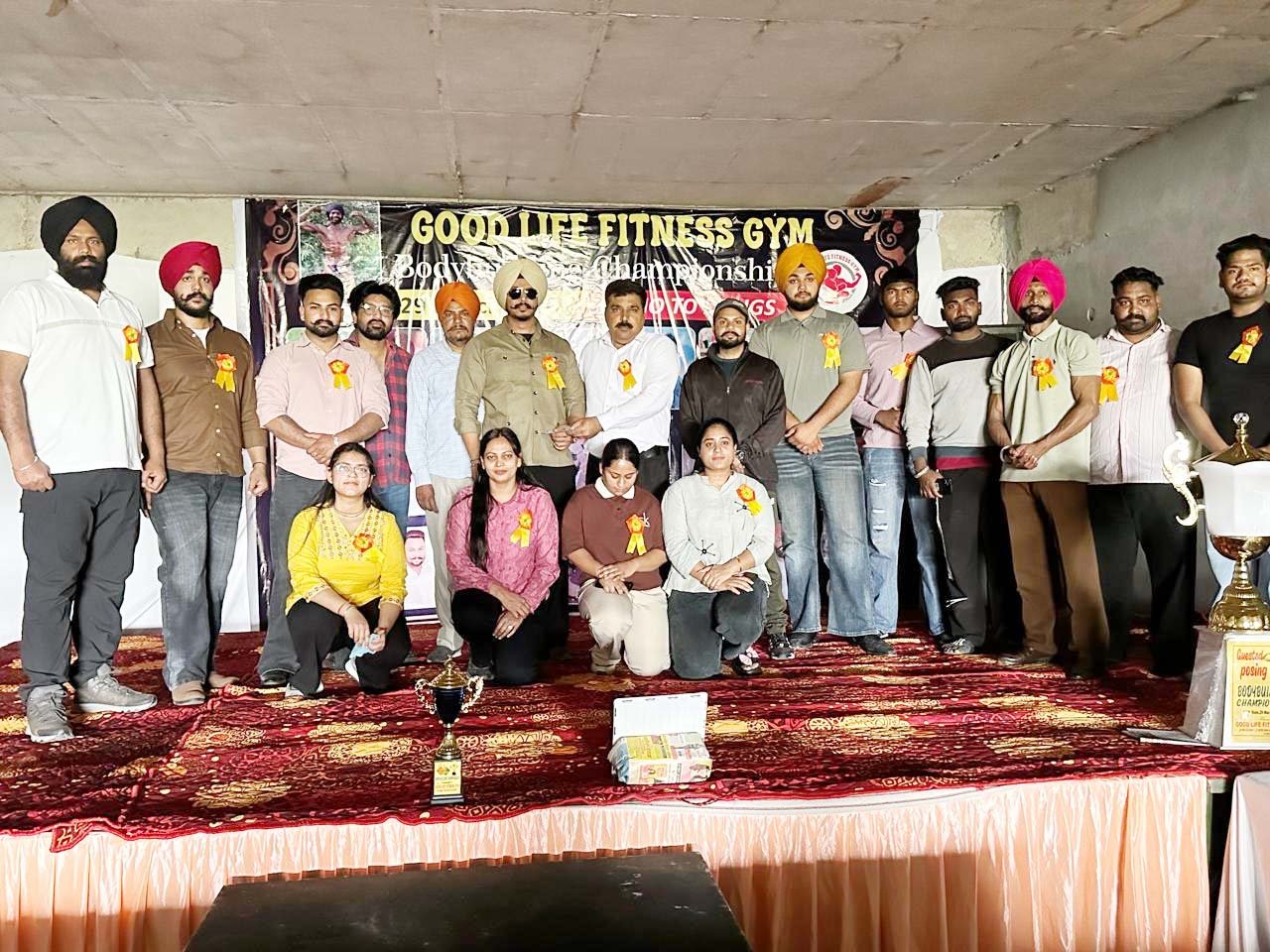 गुड लाइफ फिटनेस जिम द्वारा बॉडी बिल्डिंग प्रतियोगिताएं आयोजित
