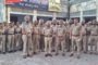 नगर काउंसिल चुनावों के मद्देनज़र पुलिस ने फ्लैग मार्च निकाला, वाहनों की की जांच